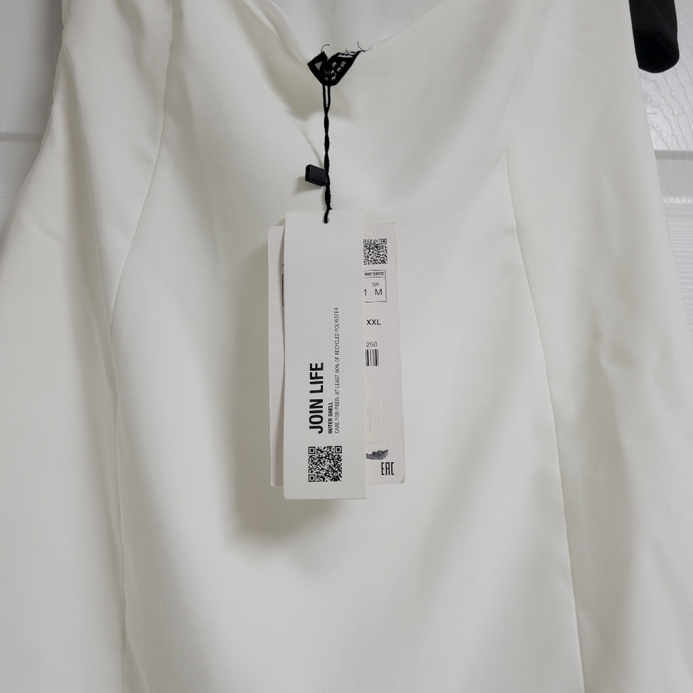 Zara NWT Bloggers Fave Strapless Bow Mini Dress Size Medium. - Picture 7 of 10